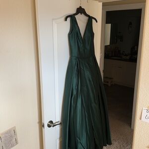 Elegant Green Evening Gown